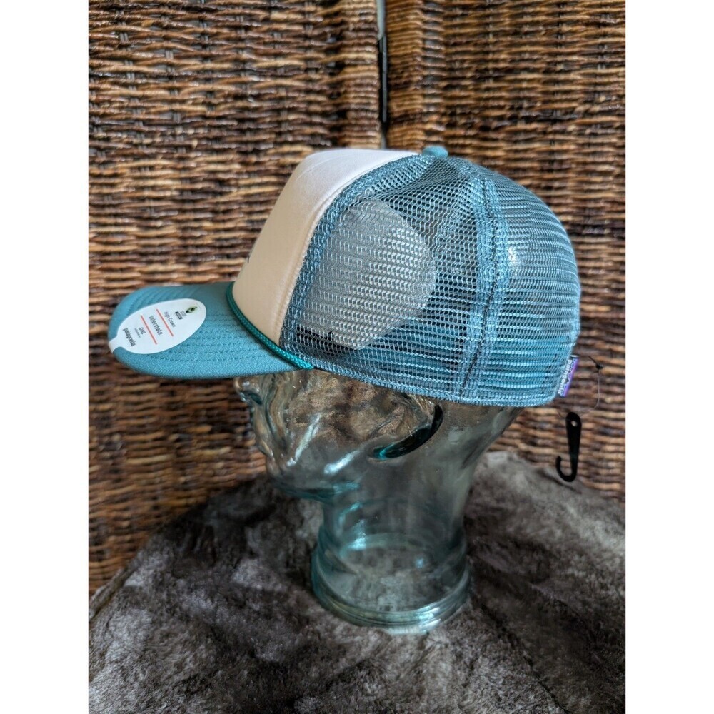 Patagonia Hoofin' It Interstate Trucker Hat Teal Women's Men's Hiking Gorpcore - Picture 7 of 12